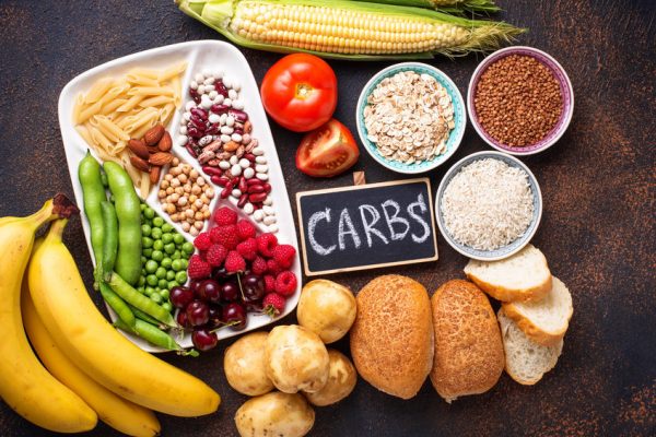 Change the type of carbohydrates for diet.